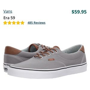 Grey Womens Lowtop Vans ERA 59